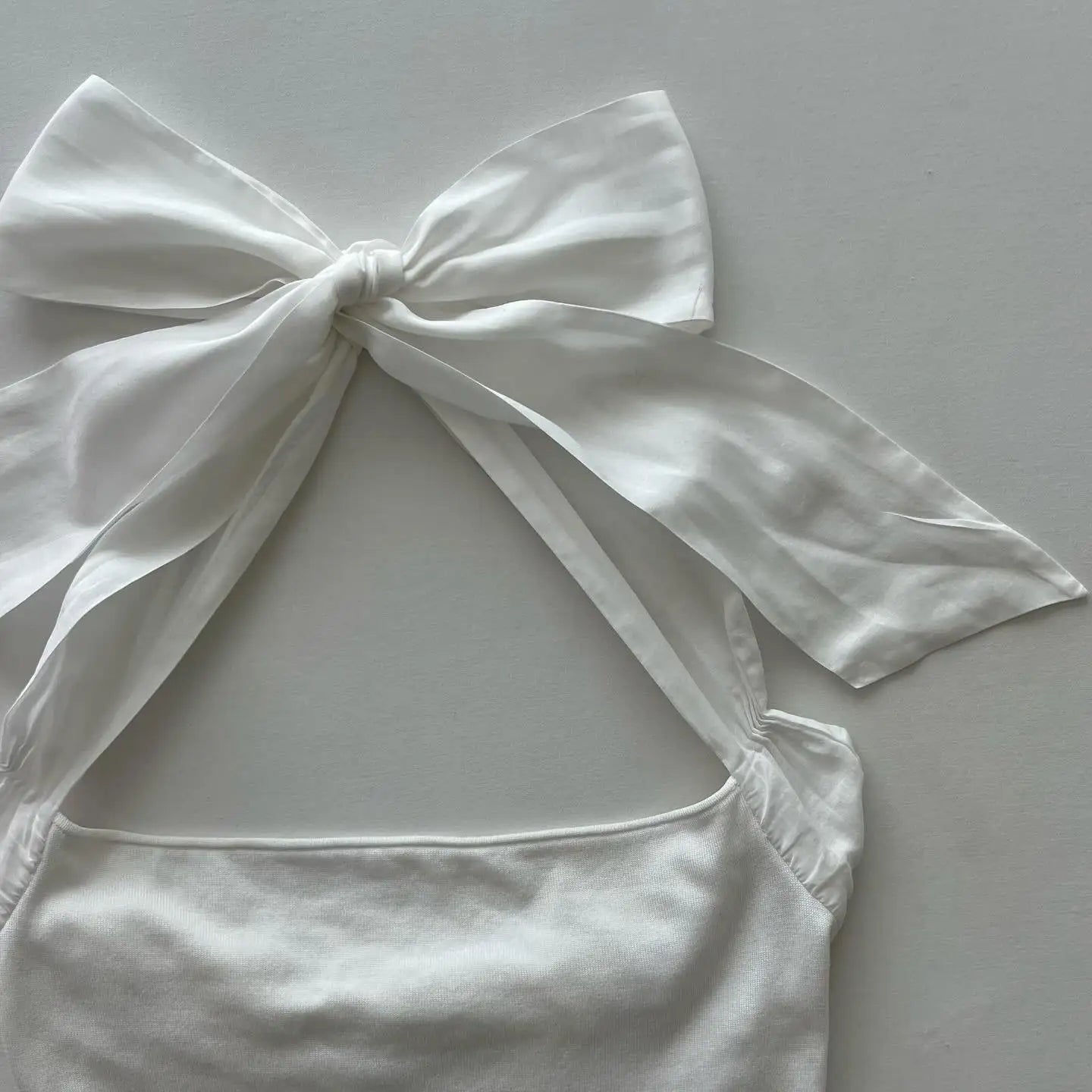 Born to die bow tie halter