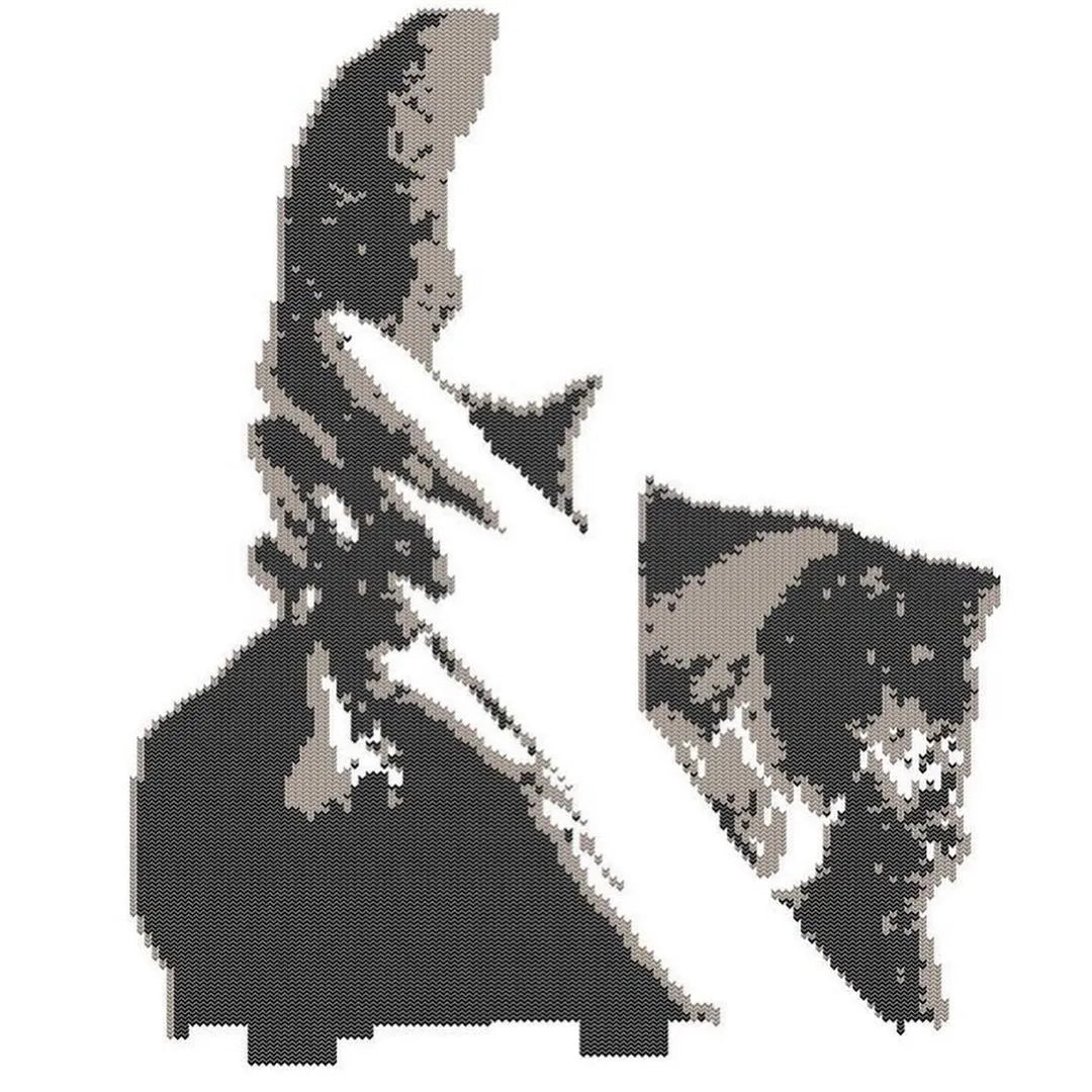 Black And White Graphic Sweater