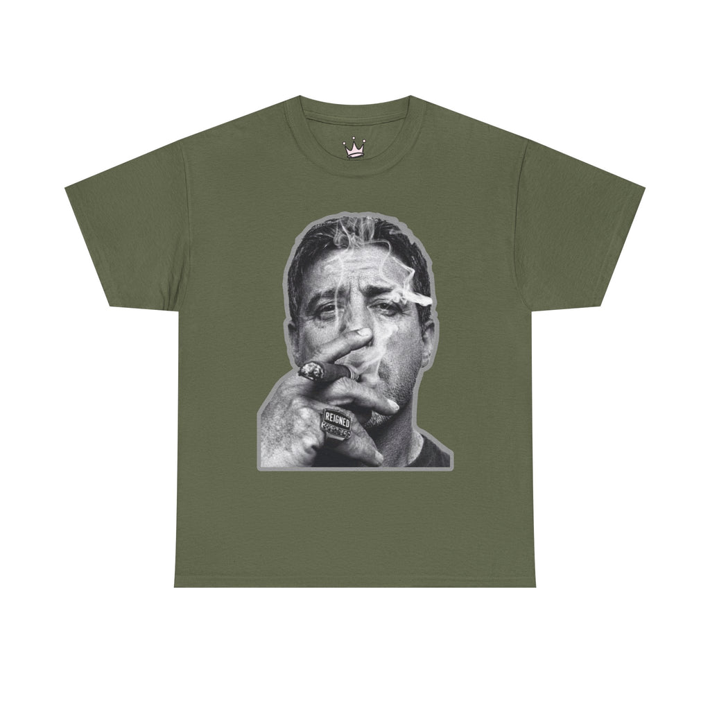 Cigar Portrait Graphic T-Shirt