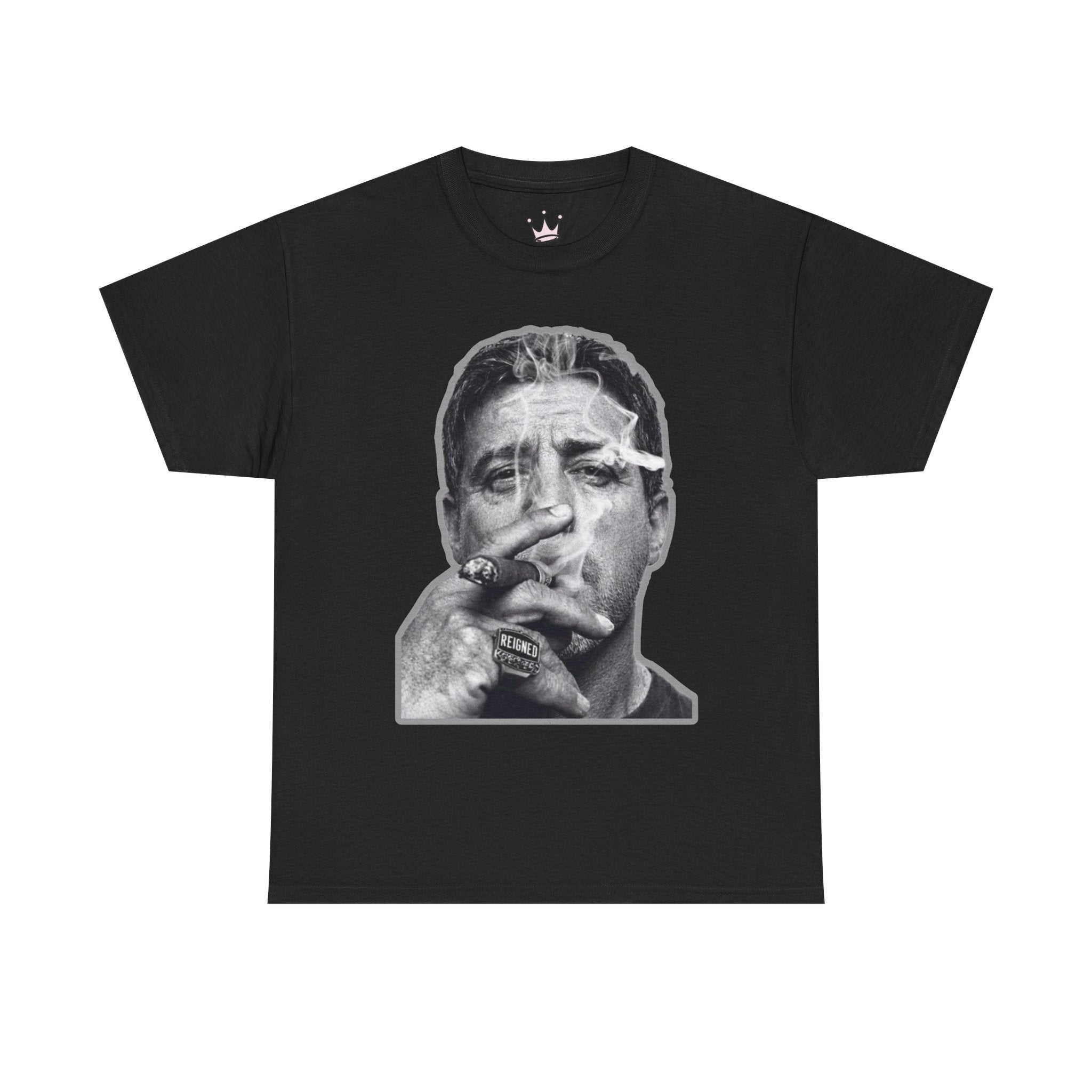 Cigar Portrait Graphic T-Shirt