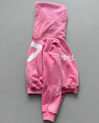 07 Oversized Zip up Hoodie And Sweatpants Set