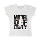 Model of Duty baby tee