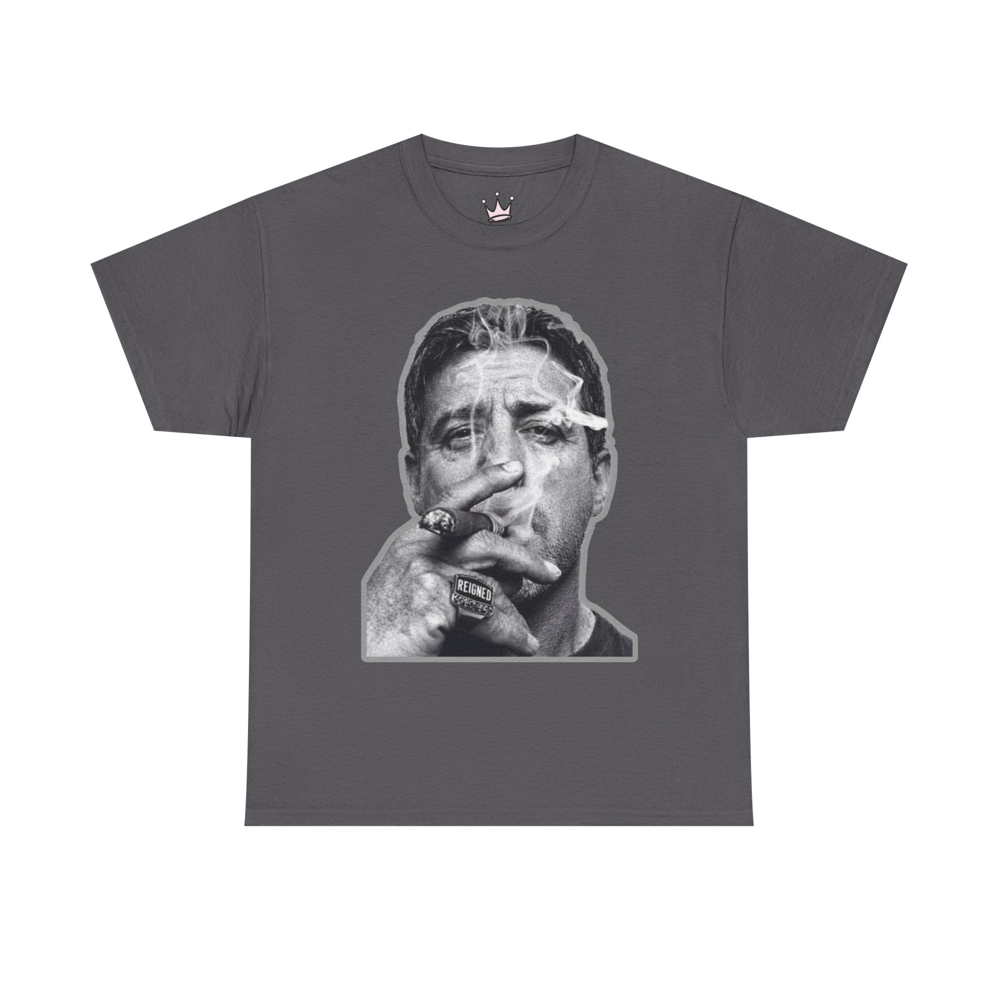 Cigar Portrait Graphic T-Shirt