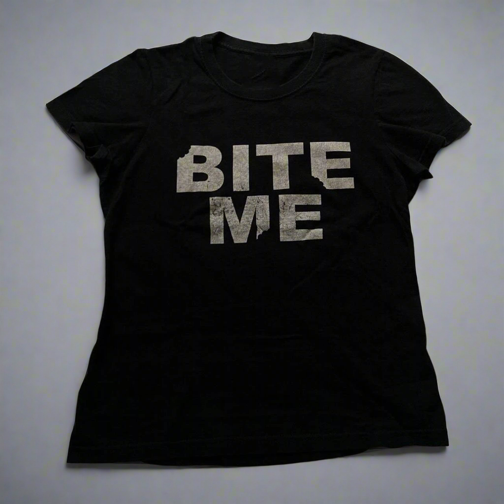 Bite Me Tight Fit Baby Tee