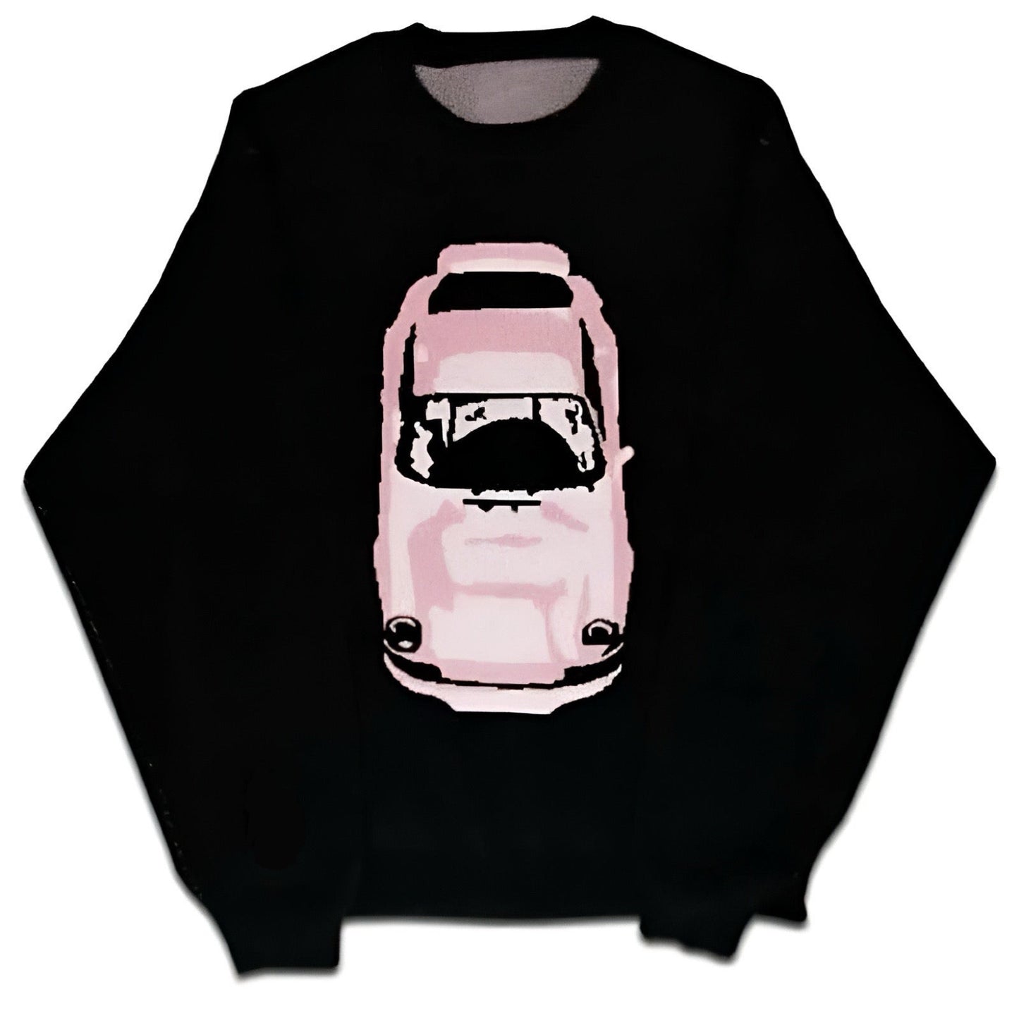 Pink Car Graphic Jumper