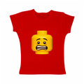 Yellow minifigure baby tee