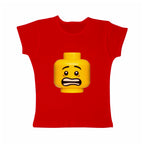 Yellow minifigure baby tee