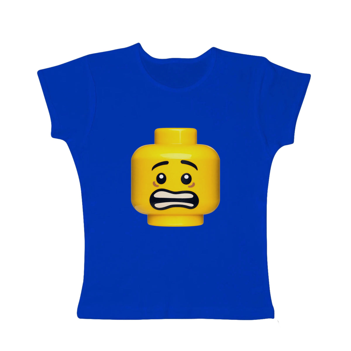 Yellow minifigure baby tee