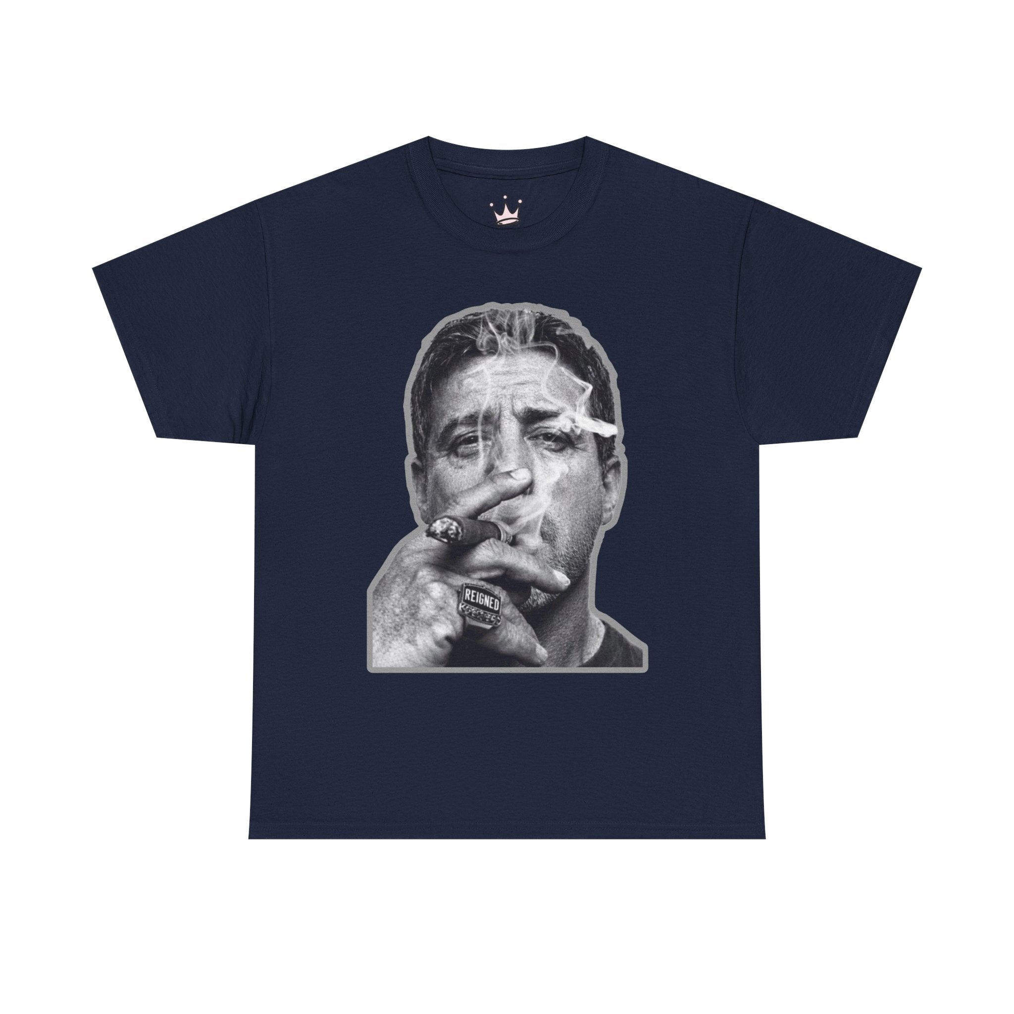 Cigar Portrait Graphic T-Shirt
