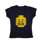 Yellow minifigure baby tee