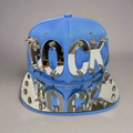 Statement ‘ROCK’ Mirror Jumbo Letter Flat Cap | Reigned