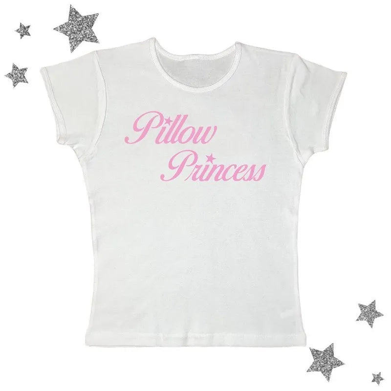 pillow princess tight fit baby tee