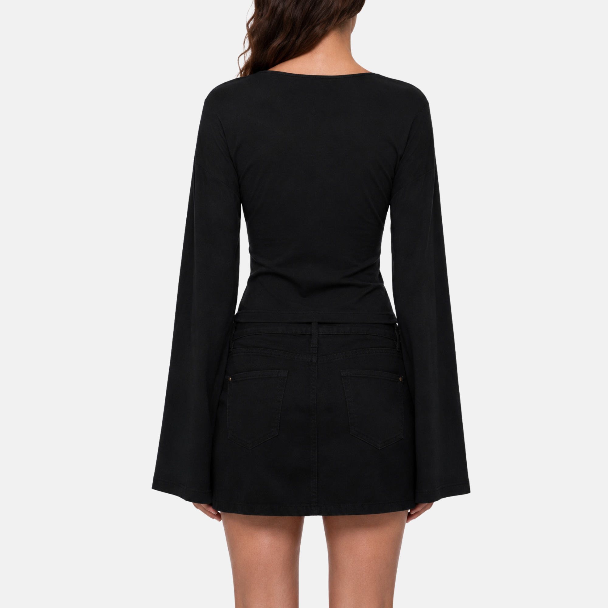 Women’s Fitted Bell Sleeve T-Shirt