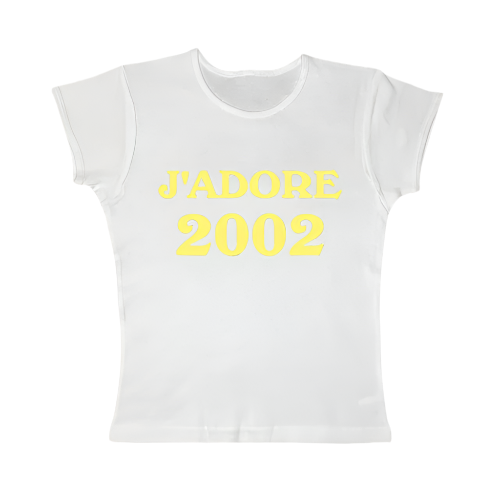 J’adore 2002 tight fit baby tee