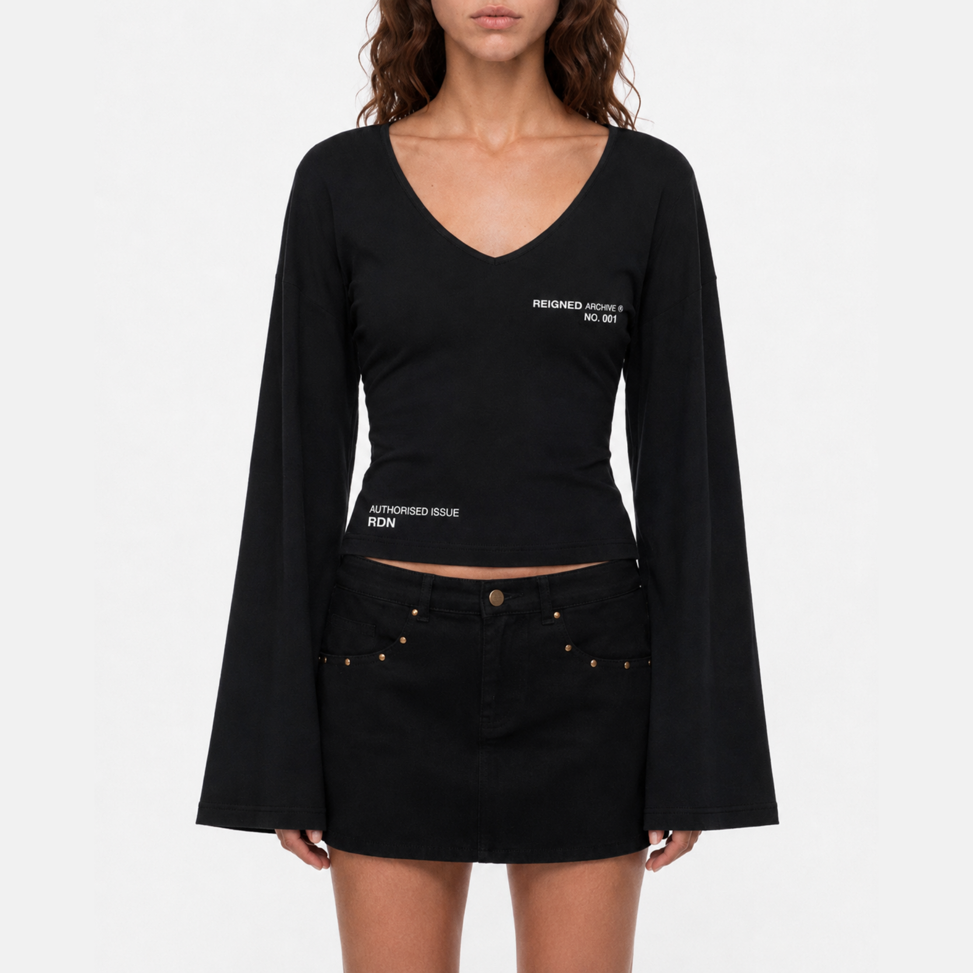 Women’s Fitted Bell Sleeve T-Shirt