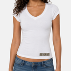 Reigned V-Neck Baby Tee