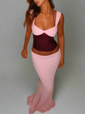Lace Up halter and maxi Co-Ord
