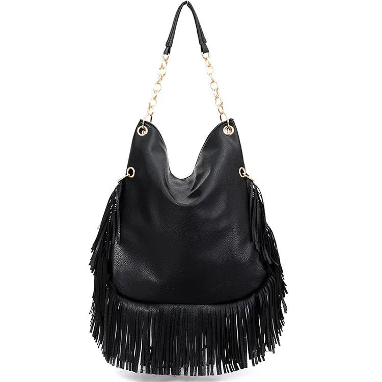 Studed Union Jack Tassel Detail tote Handbag | Reigned