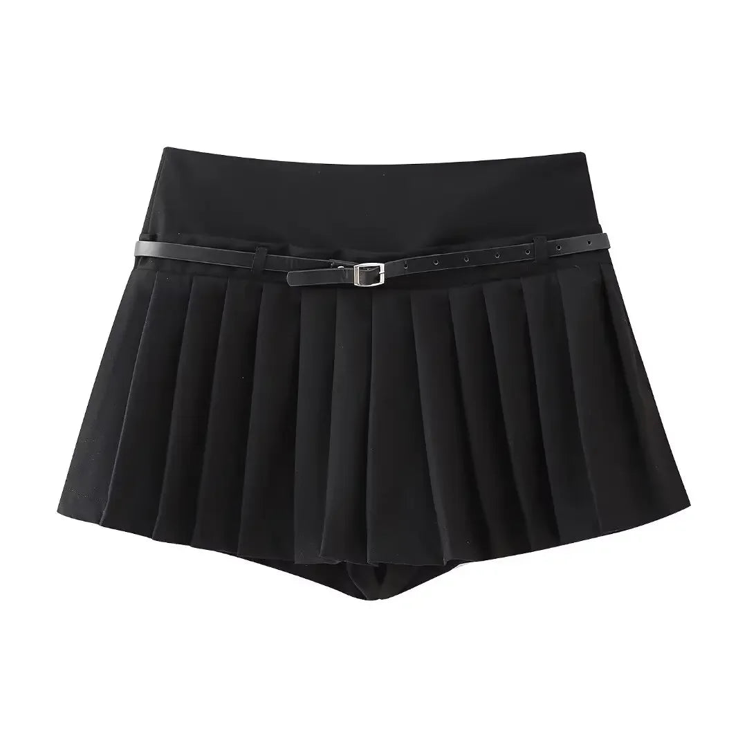 Mini pleated skirt clearance images