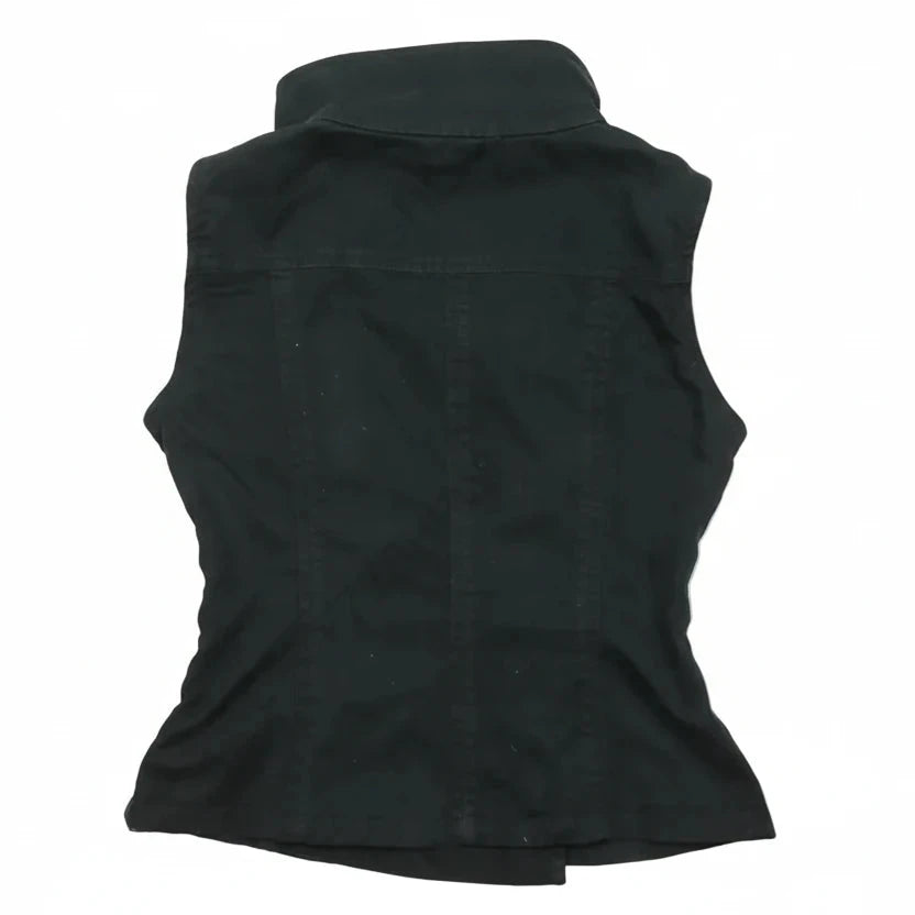 Mock Neck sleeveless button up shirt| Reigned