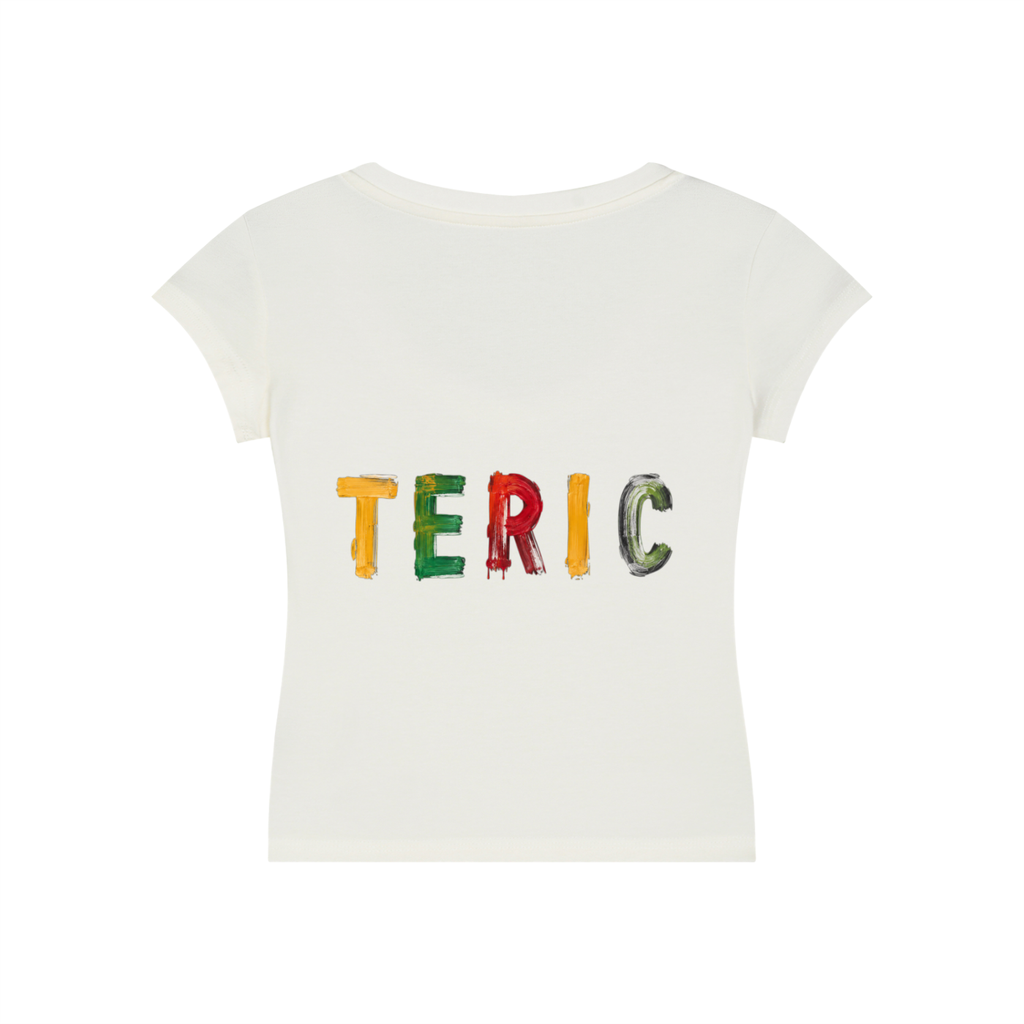 Eso - Teric Wrap Around V-Neck Baby Tee
