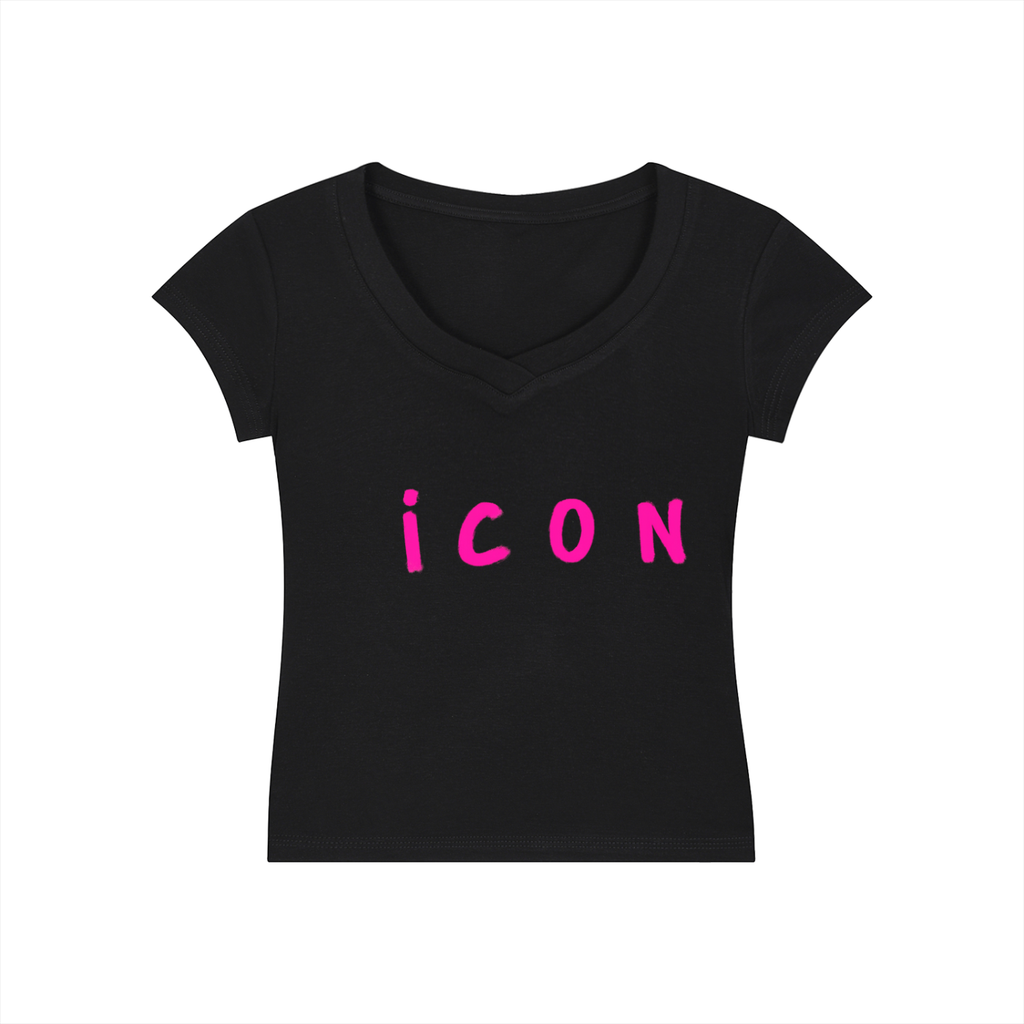 Iconic Wrap Around V-Neck Baby Tee