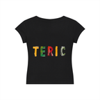 Eso - Teric Wrap Around V-Neck Baby Tee